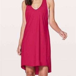 Lululemon Rejuvenate Dress. Ruby Red